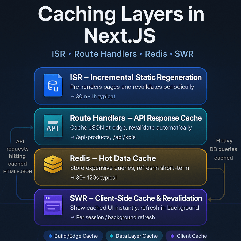 START Caching Layers: ISR, Route Handlers, Redis, and SWR